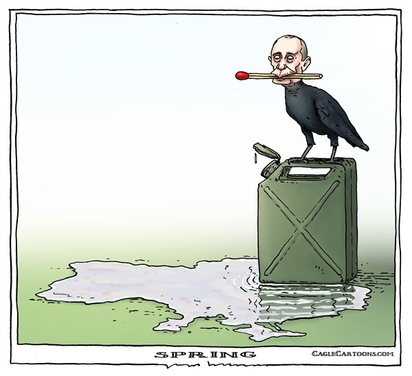 147477 600 Putin and Spring in Ukraine cartoons