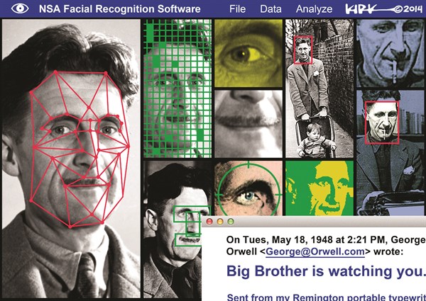 149355 600 NSA Uses Facial Recognition Software on Orwell cartoons