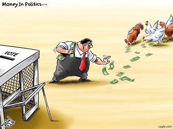 Osama Hajjaj - Jordan - Money In Politics - English - money,politics,vote,election,chickens