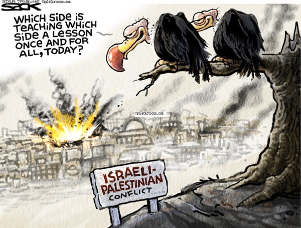 150744 600 Iraeli/Palesti  nian Crisis cartoons