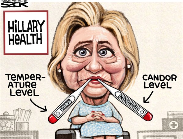 Hillary's health is a valid issue

