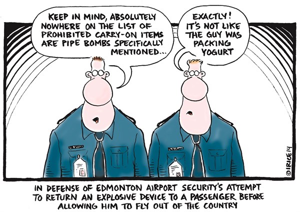 143175 600 Edmonton Airport Security cartoons