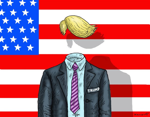 From beyond the fringe, it's Donald Trump
