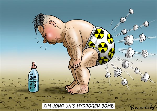 Marian Kemensky - Slovakia - KIM JONG UN´S HYDROGEN BOMB - English - KIM JONG UN´S HYDROGEN BOMB, North Korea
