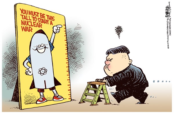 129722 600 Kim Jong Un War cartoons