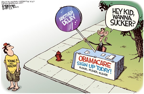146312 600 Yet Another Obamacare Delay cartoons