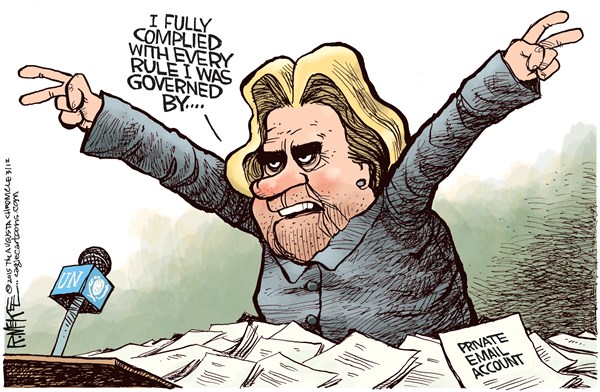 Are there special standards of behavior for Hillary?

