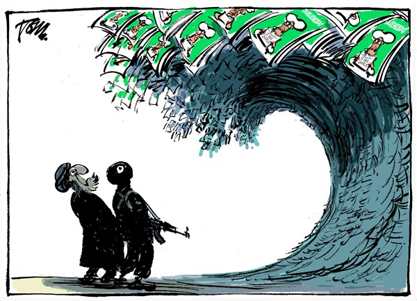 Charliehebdo again © Tom Janssen,The Netherlands,Charliehebdo again, Islam and satire, Charliehebdo attack,