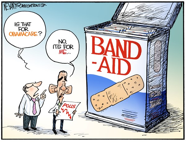 Band Aided cartoon