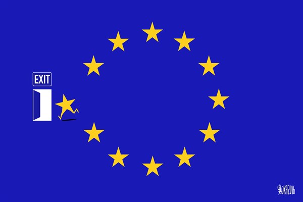 Gatis Sluka - Latvijas Avize, Latvia - UK and European Union - English - Brexit,EU,UK,European Union,flag,exit,referendum,politics,Britain