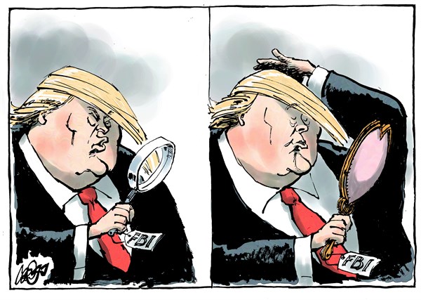 Jos Collignon - CagleCartoons.com - Trump's preference - English - Trump, FBI