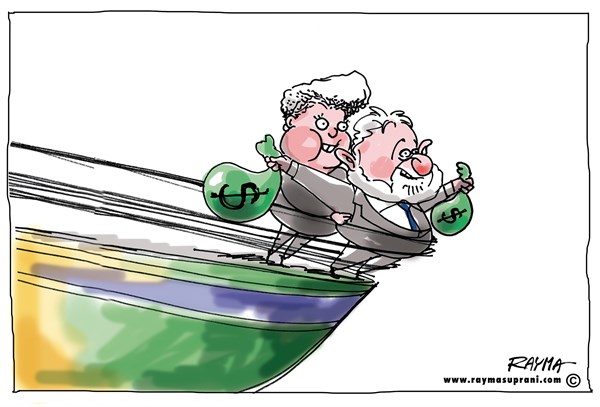Rayma Suprani - CagleCartoons.com - Lula corruption  Brasil  - English - Lula,corruption,Brasil,Dilma,Brazil,Petrobras 