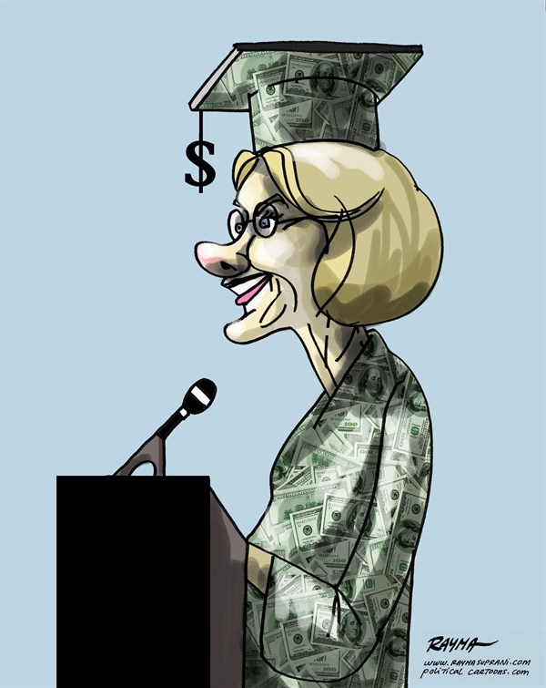 Rayma Suprani - CagleCartoons.com - Betsy DeVos - English - Betsy ,DeVos,education, Trump, government,